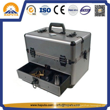 Caja de almacenamiento de arma de mano de aluminio de aluminio doble cara